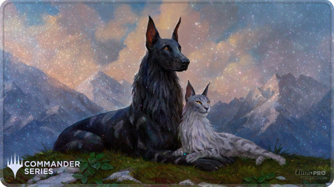 UP PLAYMAT MTG COMMANDER SERIES FAN VOTE 3 RIN AND SERI HOLOFOIL - Preorder | Jack's On Queen
