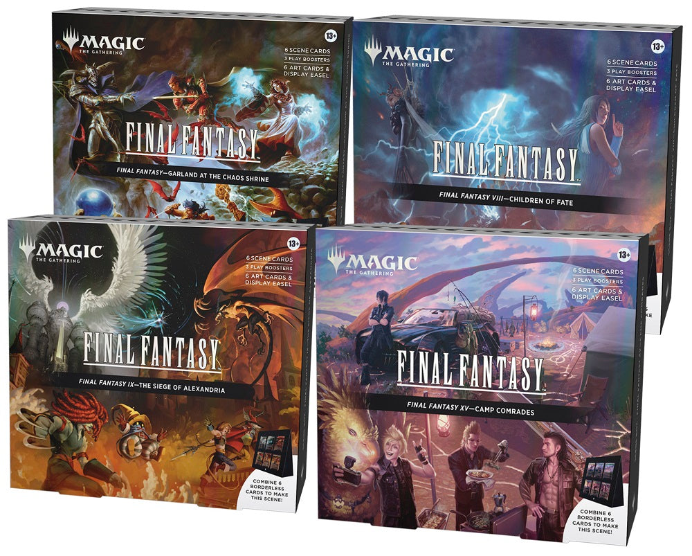 MTG FINAL FANTASY SCENE BOX Set of 4 | Jack's On Queen