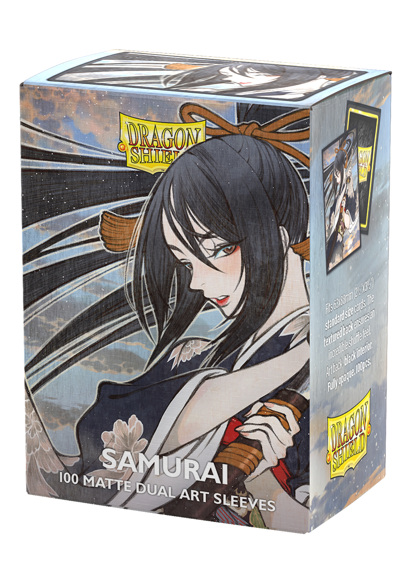 DRAGON SHIELD SLEEVES DUAL MATTE ARTWORK Samurai - 100CT | Jack's On Queen