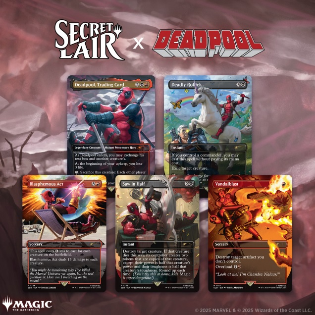 MTG Secret Lair x MARVEL Deadpool | Jack's On Queen