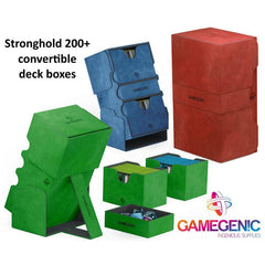 Gamegenic - Stronghold 200+ XL Convertible Deck Box - Red | Jack's On Queen