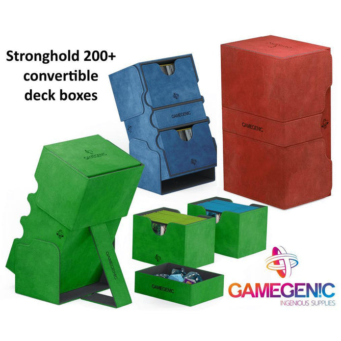 Gamegenic - Stronghold 200+ XL Convertible Deck Box - Green | Jack's On Queen