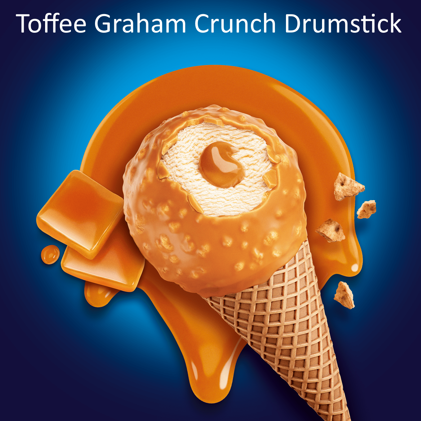 Toffee Graham Crunch Drumstick (ice cream) | Jack's On Queen