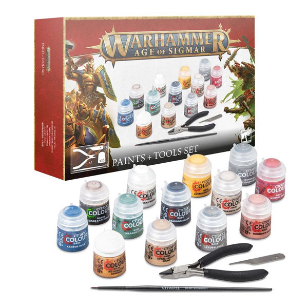 Warhammer: Age of Sigmar: Paints & Tools Set | Jack's On Queen
