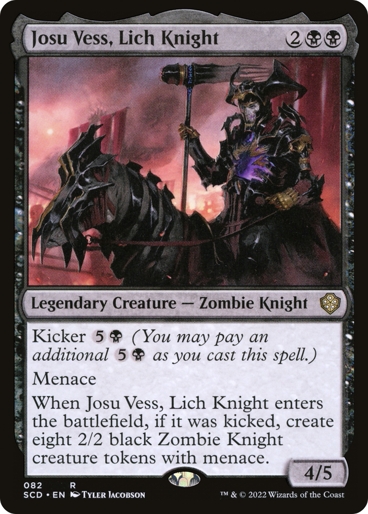 Josu Vess, Lich Knight [Starter Commander Decks] | Jack's On Queen