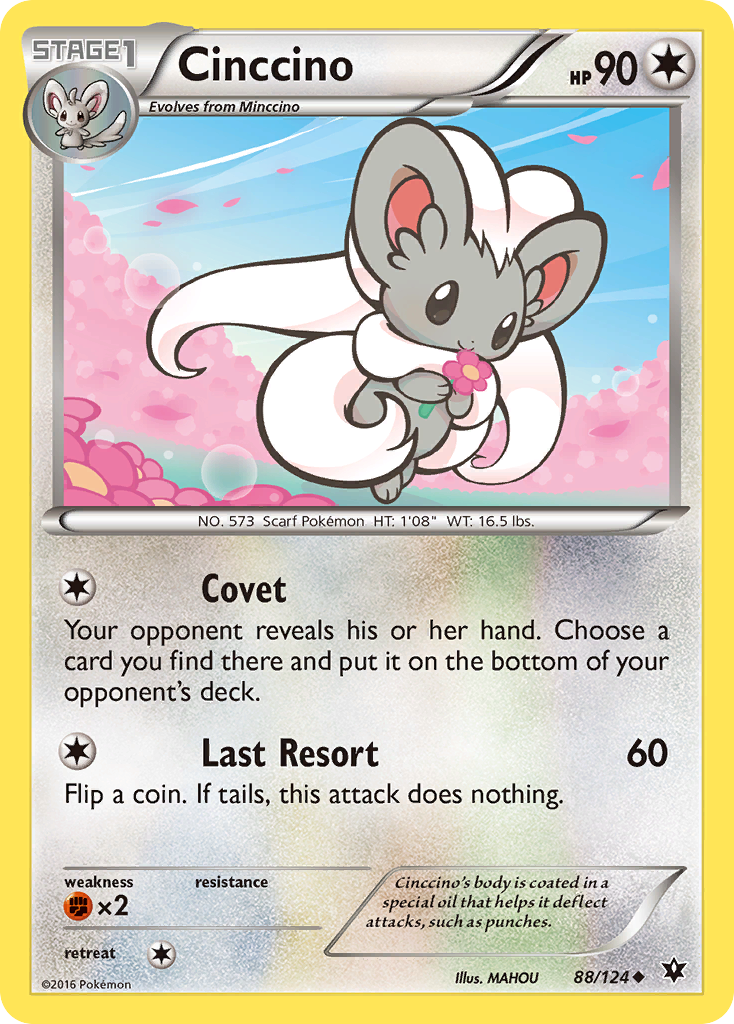 Cinccino (88/124) [XY: Fates Collide] | Jack's On Queen