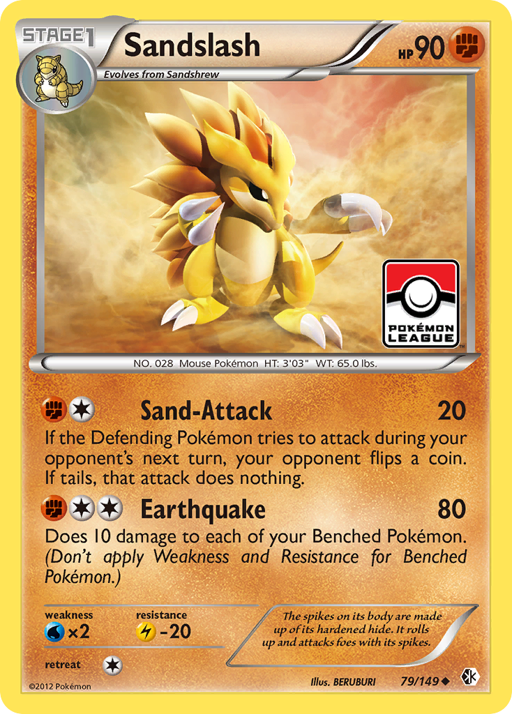 Sandslash (79/149) [Black & White: Boundaries Crossed] | Jack's On Queen