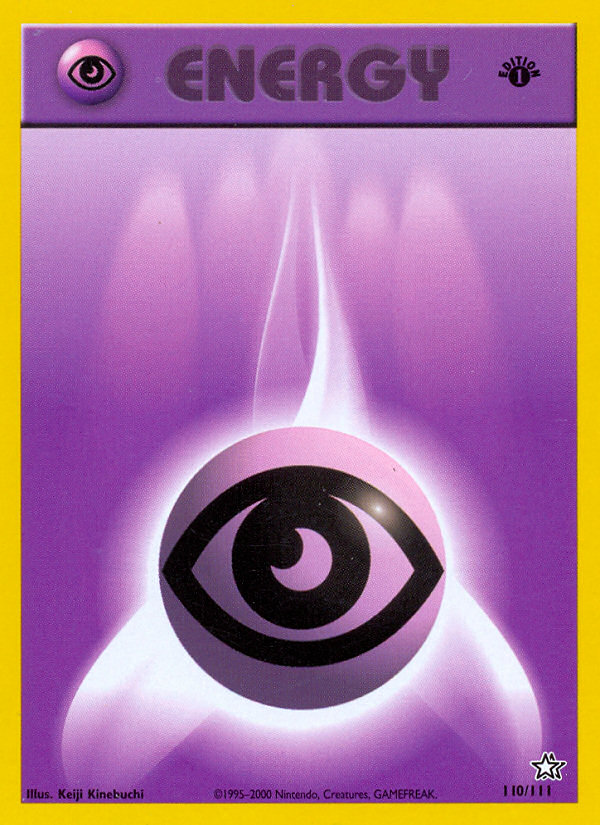 Psychic Energy (110/111) [Neo Genesis 1st Edition] | Jack's On Queen