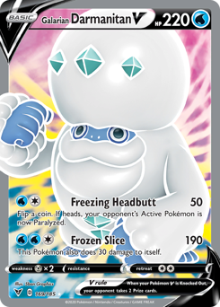 Galarian Darmanitan V (169/185) [Sword & Shield: Vivid Voltage] | Jack's On Queen