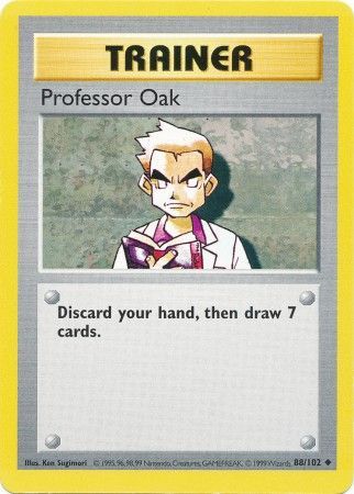 Professor Oak (88/102) [Base Set Shadowless Unlimited] | Jack's On Queen