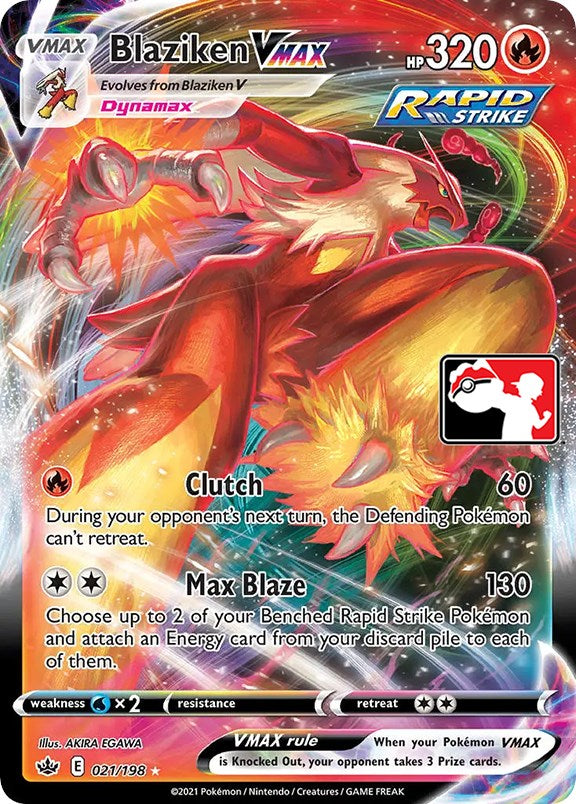 Blaziken VMAX (021/198) [Prize Pack Series One] | Jack's On Queen