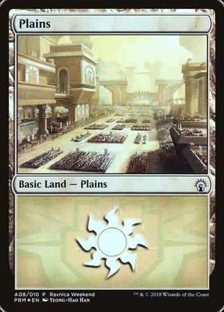 Plains - Boros (A08) [GRN Ravnica Weekend] | Jack's On Queen