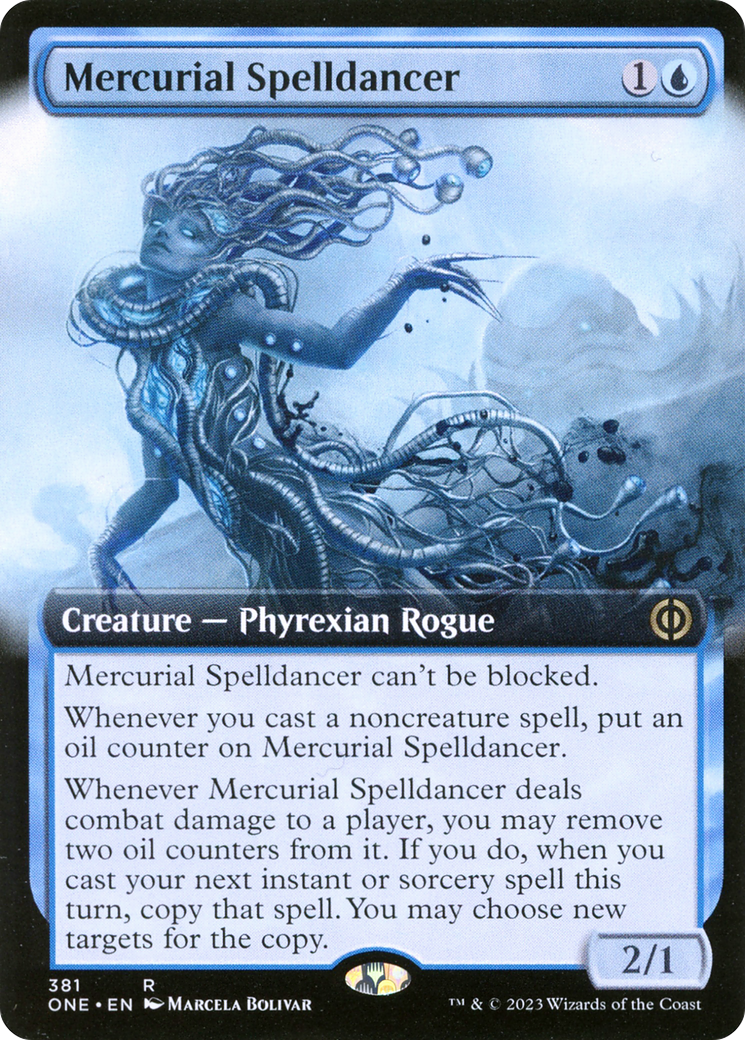 Mercurial Spelldancer (Extended Art) [Phyrexia: All Will Be One] | Jack's On Queen