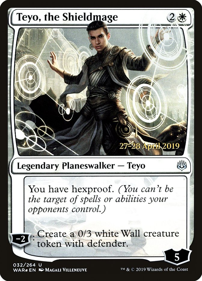 Teyo, the Shieldmage  [War of the Spark Prerelease Promos] | Jack's On Queen