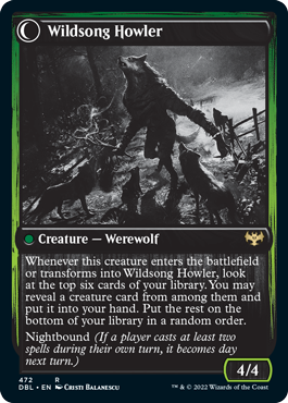 Howlpack Piper // Wildsong Howler [Innistrad: Double Feature] | Jack's On Queen