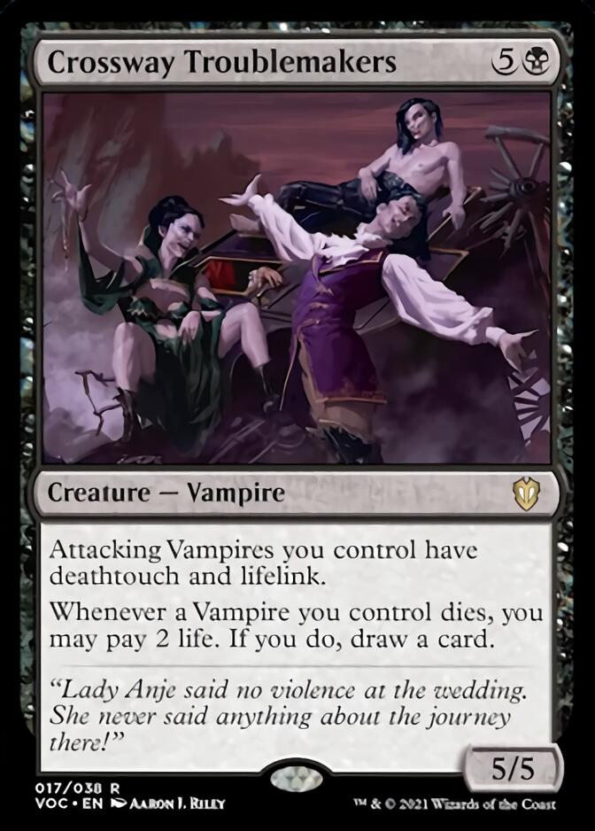 Crossway Troublemakers [Innistrad: Crimson Vow Commander] | Jack's On Queen