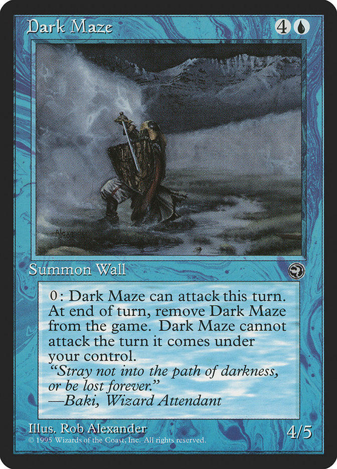 Dark Maze (Baki Flavor Text) [Homelands] | Jack's On Queen