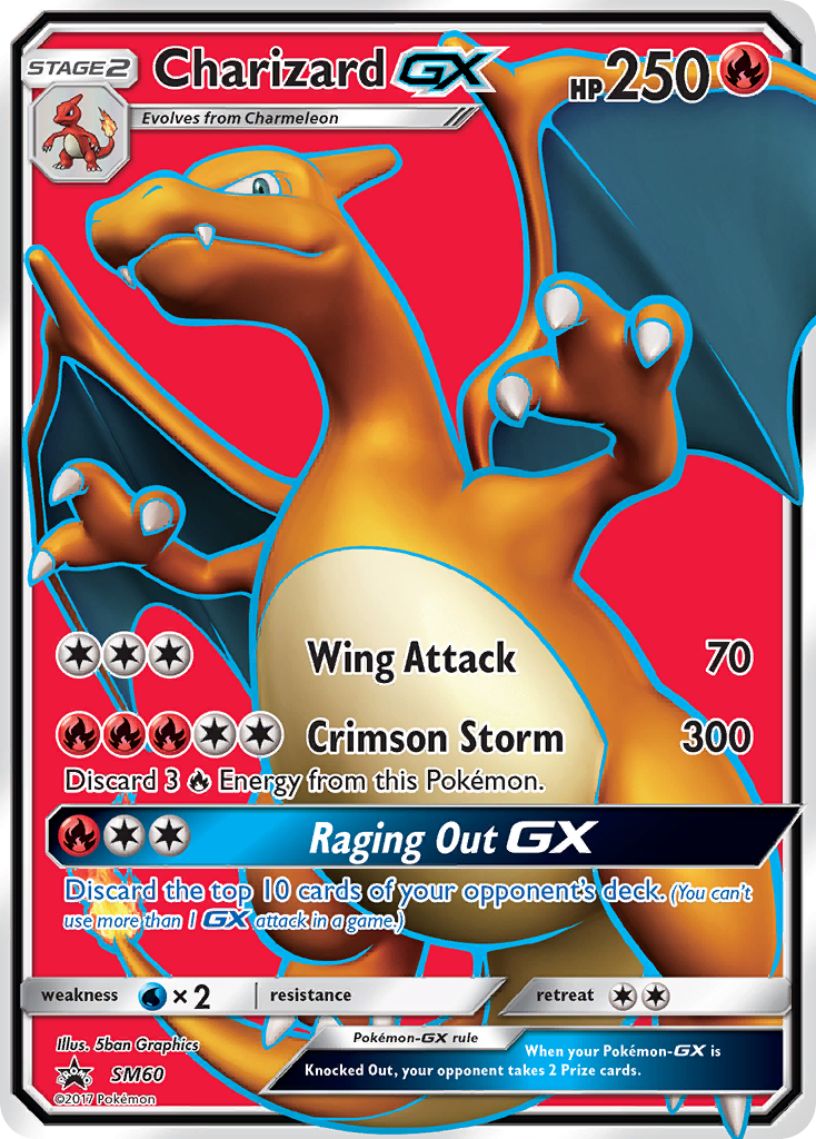 Charizard GX (SM60) (Jumbo Card) [Sun & Moon: Black Star Promos] | Jack's On Queen