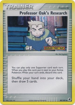 Professor Oak's Research (80/101) (Stamped) [EX: Dragon Frontiers] | Jack's On Queen