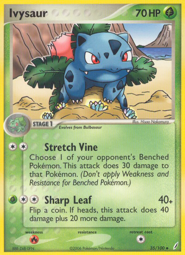 Ivysaur (35/100) [EX: Crystal Guardians] | Jack's On Queen