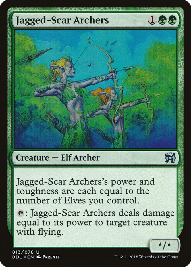Jagged-Scar Archers [Duel Decks: Elves vs. Inventors] | Jack's On Queen