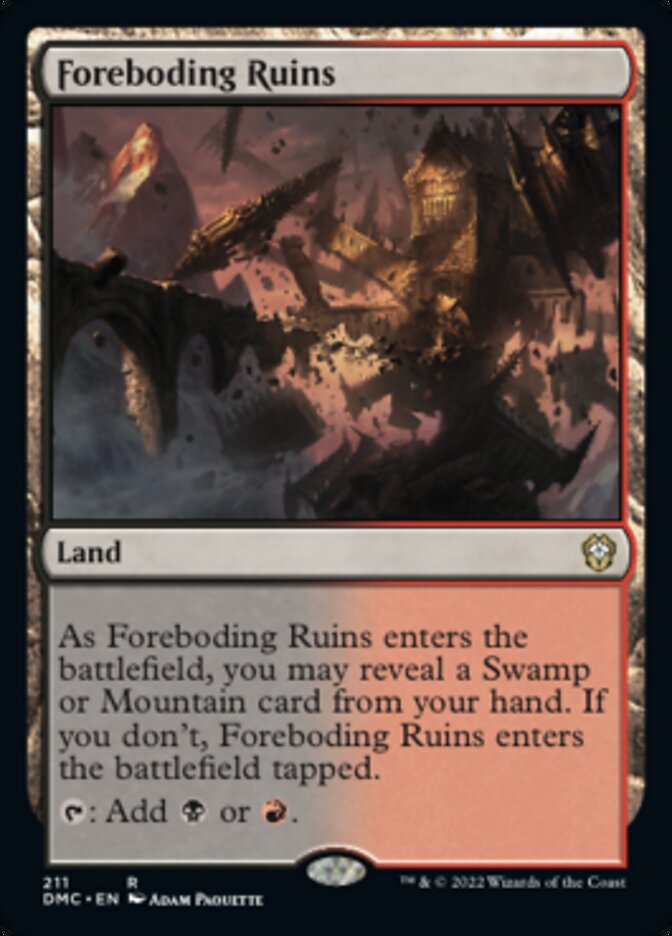 Foreboding Ruins [Dominaria United Commander] | Jack's On Queen