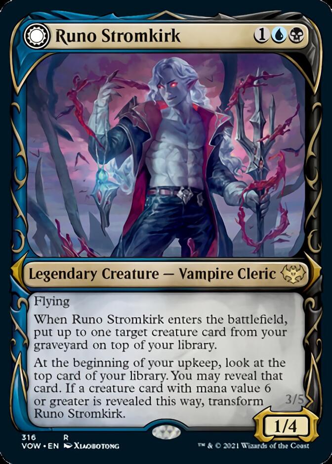 Runo Stromkirk // Krothuss, Lord of the Deep (Showcase Fang Frame) [Innistrad: Crimson Vow] | Jack's On Queen