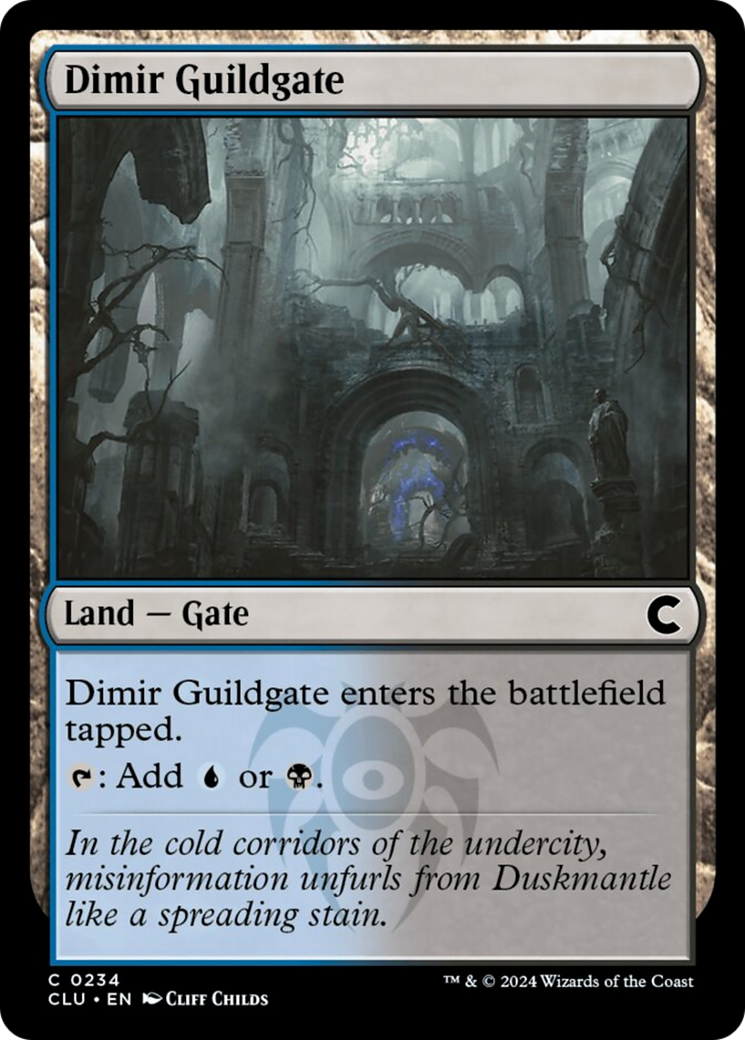 Dimir Guildgate [Ravnica: Clue Edition] | Jack's On Queen