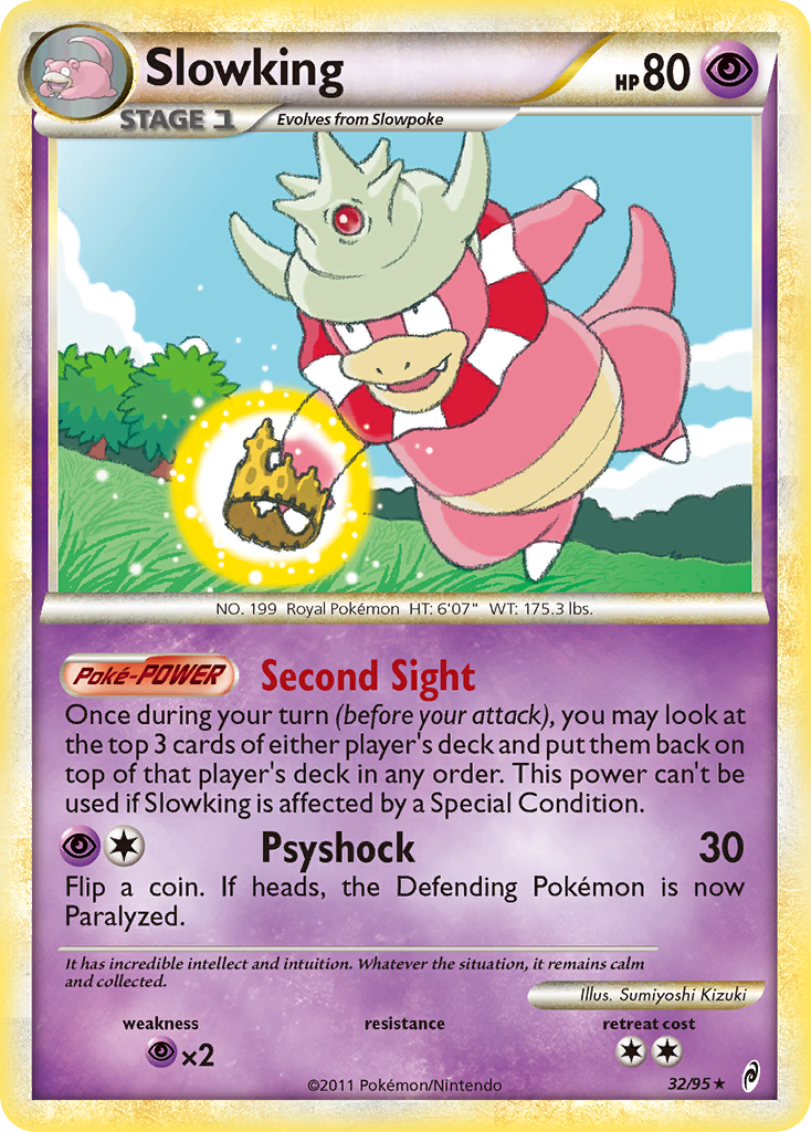 Slowking (32/95) [HeartGold & SoulSilver: Call of Legends] | Jack's On Queen