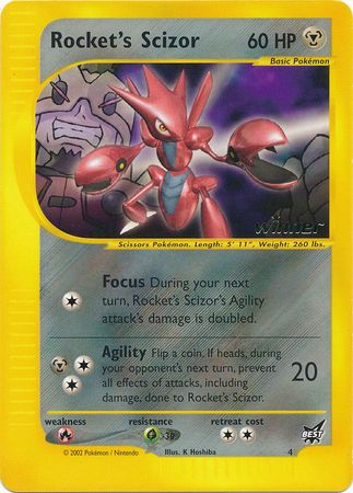 Rocket's Scizor (4) (Winner) [Best of Promos] | Jack's On Queen