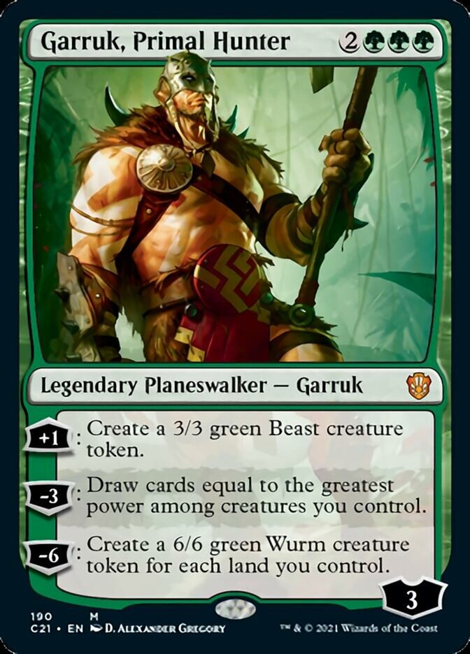 Garruk, Primal Hunter [Commander 2021] | Jack's On Queen