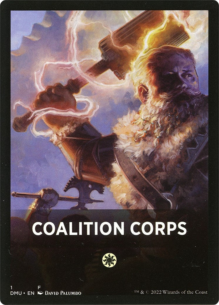 Coalition Corps Theme Card [Dominaria United Tokens] | Jack's On Queen