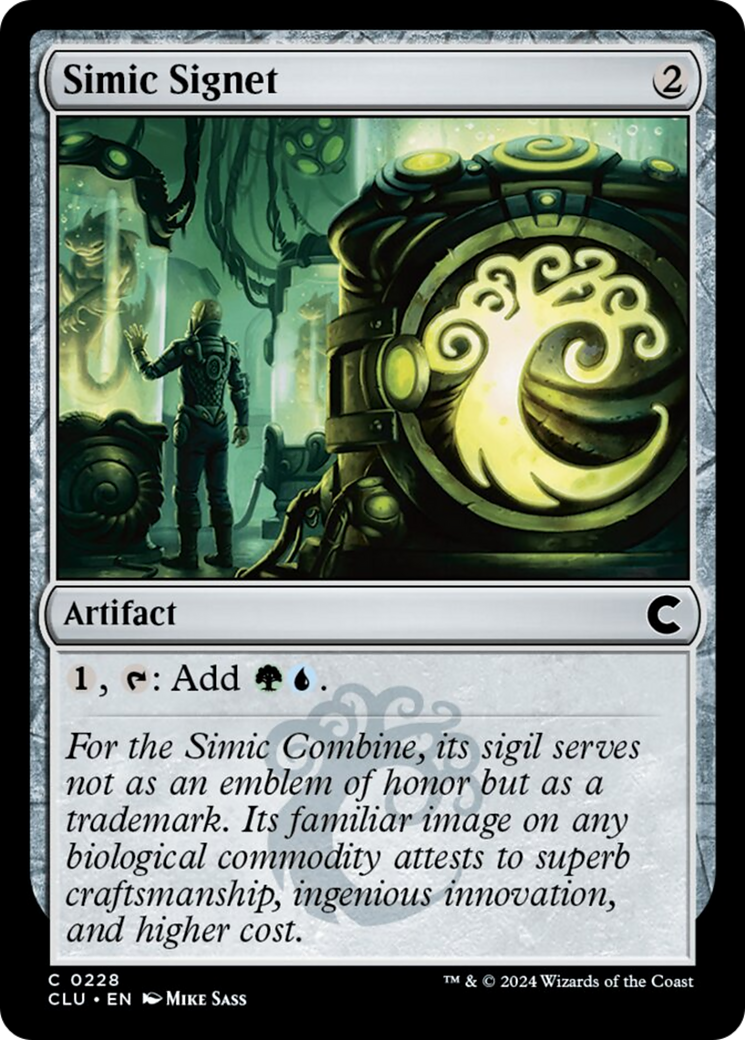 Simic Signet [Ravnica: Clue Edition] | Jack's On Queen