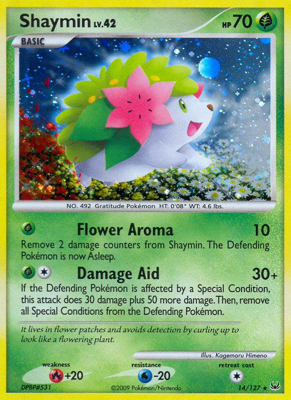 Shaymin (14/127) [Platinum: Base Set] | Jack's On Queen