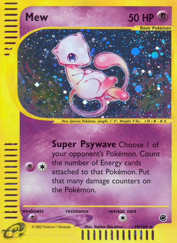 Mew (19/165) [Expedition: Base Set] | Jack's On Queen