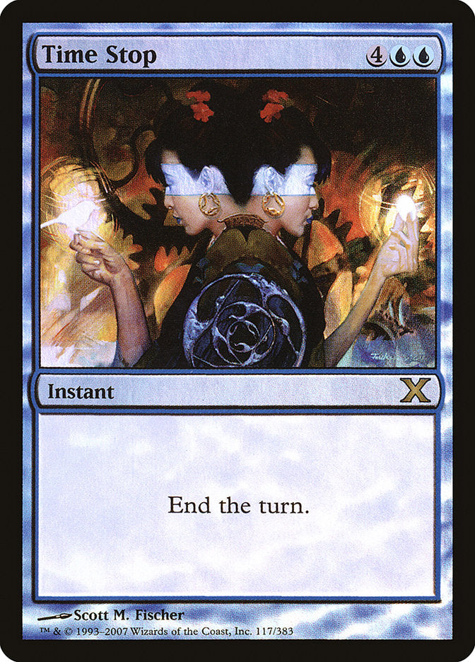 Time Stop (Premium Foil) [Tenth Edition] | Jack's On Queen