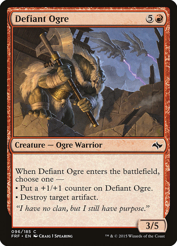 Defiant Ogre [Fate Reforged] | Jack's On Queen