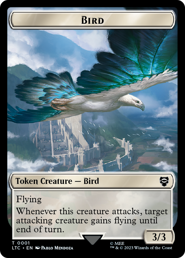 Bird // Food Token [The Lord of the Rings: Tales of Middle-Earth Commander Tokens] | Jack's On Queen