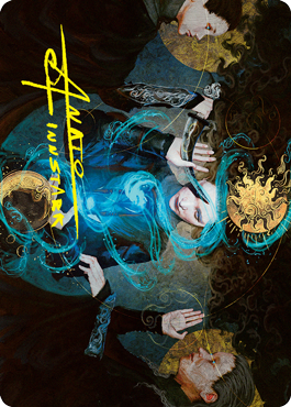 Witness the Future Art Card (Gold-Stamped Signature) [Innistrad: Crimson Vow Art Series] | Jack's On Queen