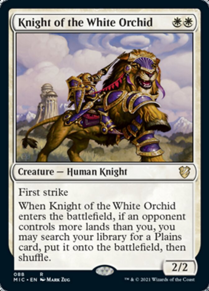 Knight of the White Orchid [Innistrad: Midnight Hunt Commander] | Jack's On Queen