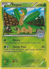 Tropius (5/101) (National Championship Promo) [Black & White: Plasma Blast] | Jack's On Queen