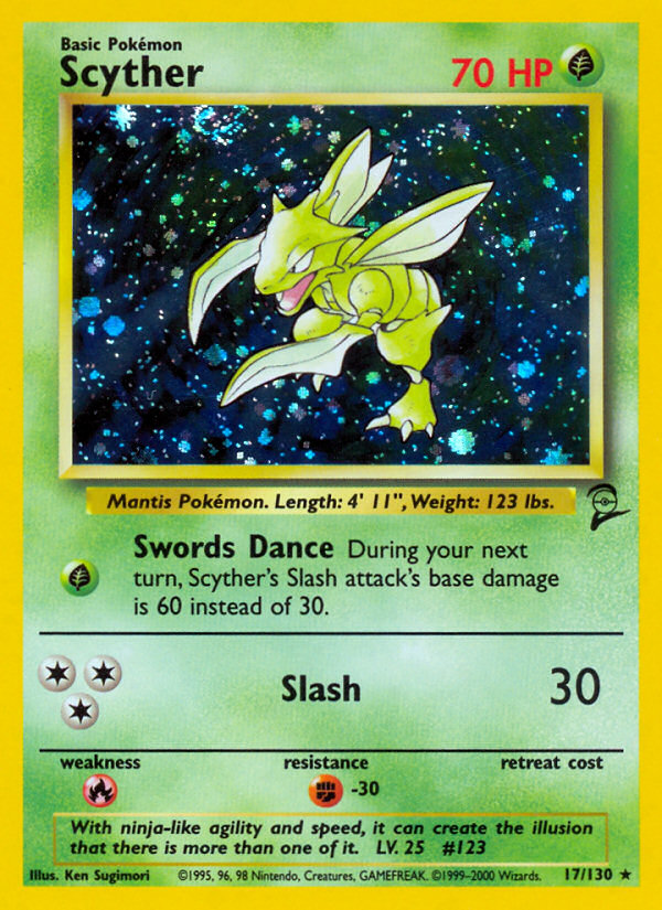 Scyther (17/130) [Base Set 2] | Jack's On Queen