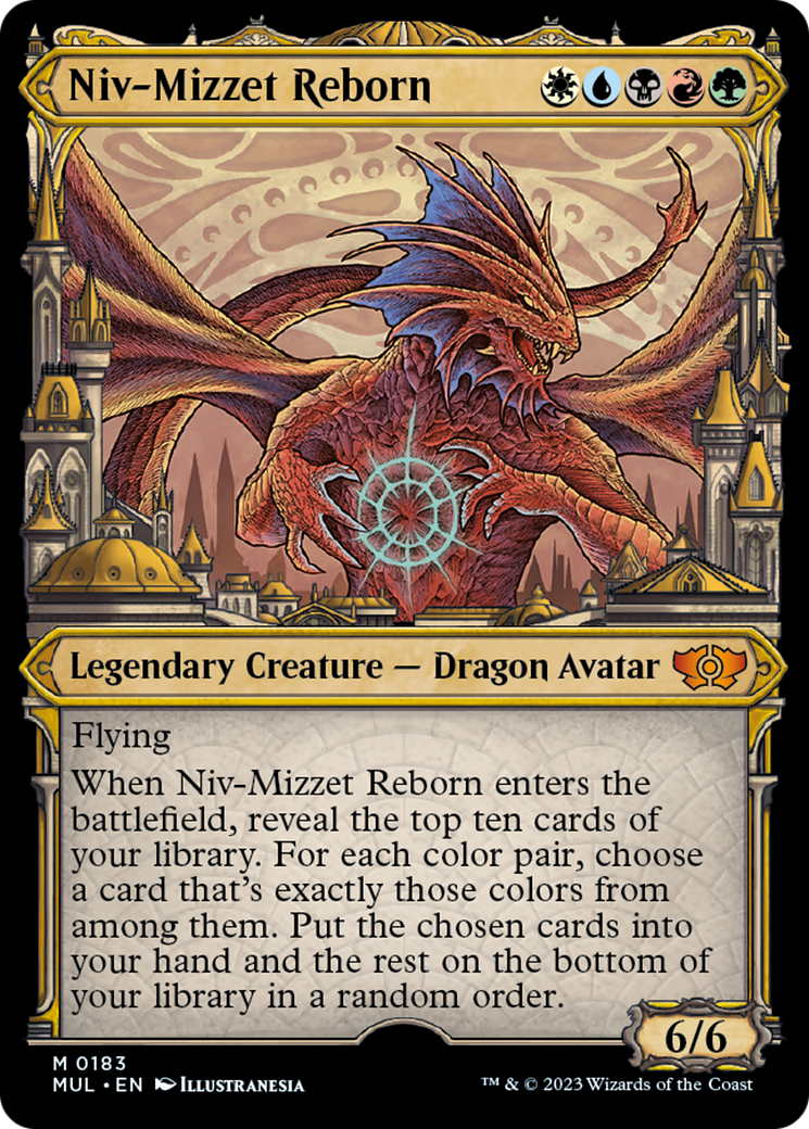 Niv-Mizzet Reborn (Halo Foil) [Multiverse Legends] | Jack's On Queen