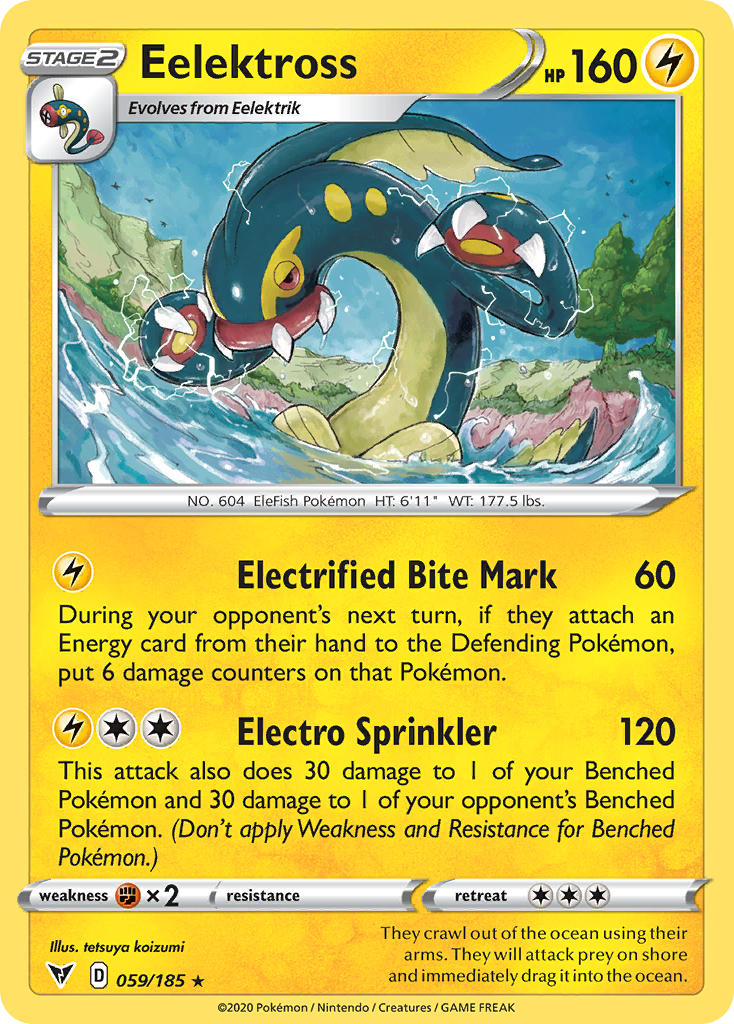 Eelektross (059/185) [Sword & Shield: Vivid Voltage] | Jack's On Queen