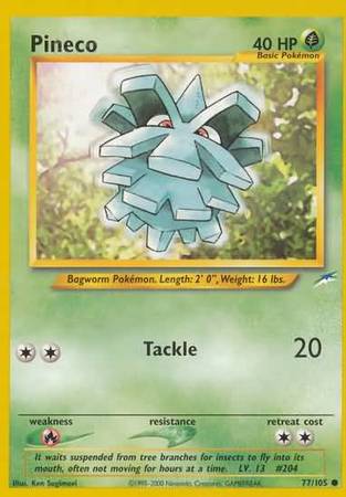 Pineco (77/105) [Neo Destiny Unlimited] | Jack's On Queen