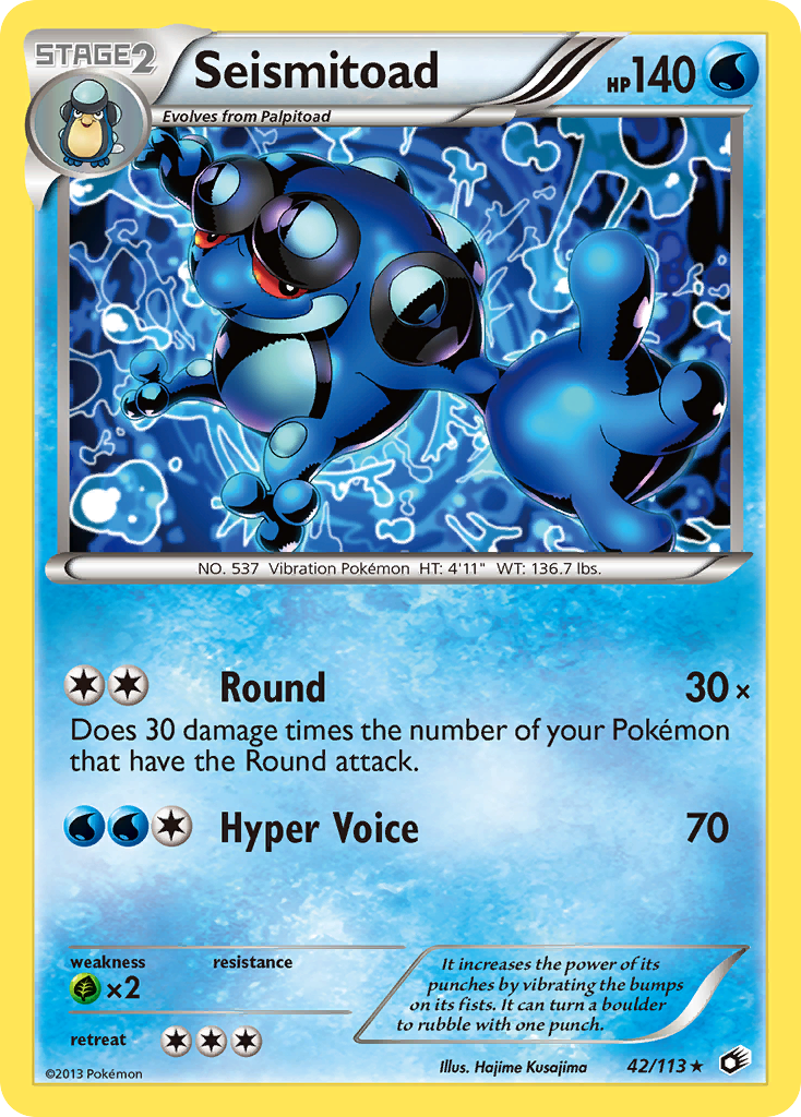 Seismitoad (42/113) [Black & White: Legendary Treasures] | Jack's On Queen