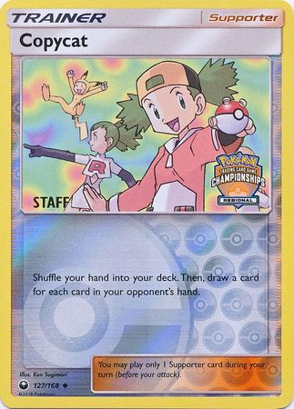 Copycat (127/168) (Regional Championship Promo Staff) [Sun & Moon: Celestial Storm] | Jack's On Queen