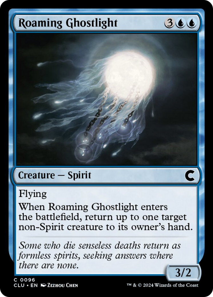 Roaming Ghostlight [Ravnica: Clue Edition] | Jack's On Queen
