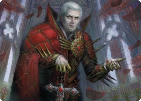 Edgar, Charmed Groom 1 Art Card [Innistrad: Crimson Vow Art Series] | Jack's On Queen