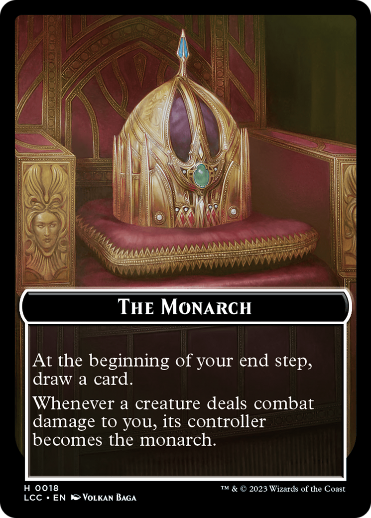 The Monarch // Pirate Double-Sided Token [The Lost Caverns of Ixalan Commander Tokens] | Jack's On Queen